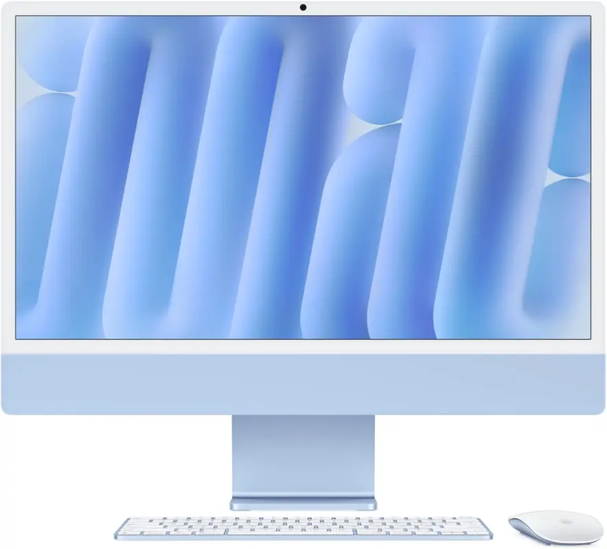 Apple iMac 24" Blauw (2024) – M4 chip, 10 CPU/GPU, 16GB/256GB SSD