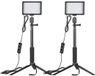 Neewer Zc-10S Studio Set Deux lampes LED avec filtres et support photo