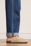 Manfield Heren Beige Suède Clogs Maat 44
