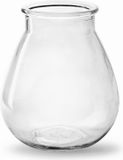 Jodeco Vase goutte - verre clair/transparent - H17 x D14 cm