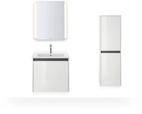 Duravit D-Neo Wastafelkraan met afvoer, FreshStart, chroom