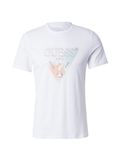 GUESS Shirt lichtblauw / lichtrood / zilver / wit