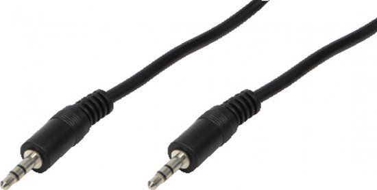 LogiLink 3.5mm - 3.5mm Audio Cable - 5m - Black