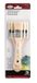 Royal & Langnickel Camel Hair Flat Brush Set (Extra Soft) - 3 Pack