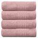GC GAVENO CAVAILIA New Hampton handdoeken, ultra zacht, extra absorberend, pak van 4 luxe handdoekenset, 100% ringgesponnen katoen, blush roze, 4PK
