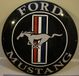 Ford Mustang reclame bord - emaille groot reclamebord