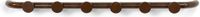 Spinder Design Kapstok Retro 6 - Chocolate Brown - 6 haken - Staal