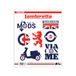 4R Quattroerre.it Lambretta Stickers voor scooter
