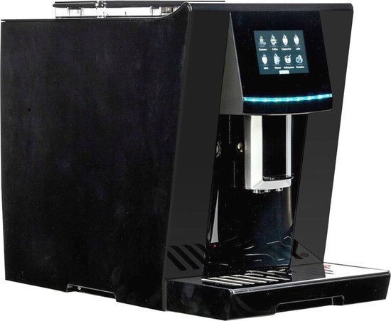 Acopino Vittoria One Touch Black Volautomatische espressomachine en espressomachine met melksysteem, cappuccino en espresso met één druk op de knop gekleurd touch-display