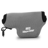 MegaGear MG1580 Ultralichte Cameratas Gemaakt van Neopreen Compatibel met Leica D-Lux 7, D-Lux (Type 109), Grijs