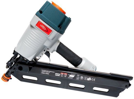 Airpress Pneumatisch spijkerpistool D-nagels 50 t/m 90 mm inclusief accessoires