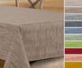 Nappe en toile cirée marron sur mesure