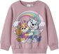 NAME IT Sweatshirt 'Paw Patrol' turquoise / cognac / mauve