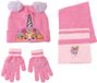 CERDÁ LIFE'S LITTLE MOMENTS Paw Patrol Skye Winterset Meisjes – Muts, Handschoenen en Sjaal – Roze – Officieel Gelicenseerd