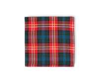 H&H Tartan Set van 2 servetten van gerecycled katoen, 42 cm, Kerstmis, festival