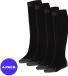 Apollo Skisokken enfant - Unisexe - Noir - 23/26 - 4-Pack