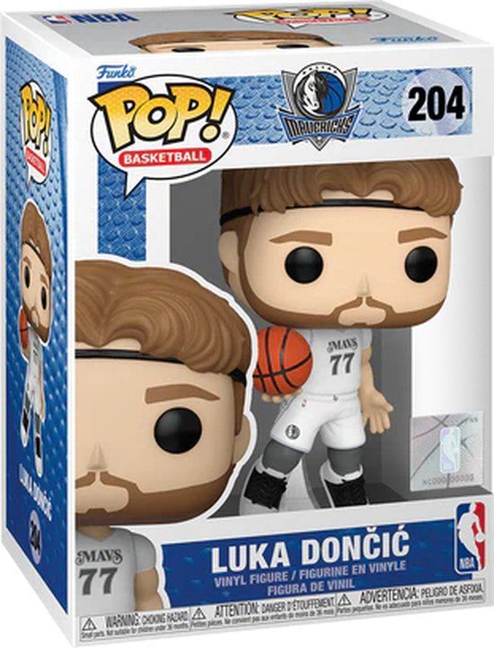 Funko Pop! NBA: Dallas Mavericks - Luka Dončić (City Edition) #204