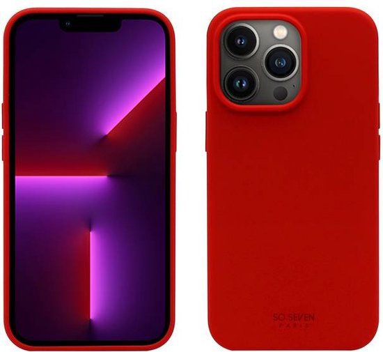 SoSeven, Hoesje Geschikt voor Apple iPhone 13 Pro Max SMOOTHIE GERECYCLED, Rood