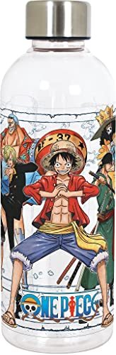 stor ONE PIECE - Bouteille réutilisable - transportable - LUFFY - ZORO - SANJI - BROOK - FRANKY - Gourde en plastique - 850 ml