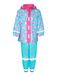 PLAYSHOES Functioneel pak 'Eulen' turquoise / pink / rosa / zwart
