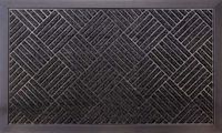 ID Mat tapijt, kunstvezel, zwart, 75 x 45 x 0,95 cm