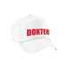 Bellatio Decorations Dokter verkleed pet wit voor dames en heren - dokter baseball cap - carnaval verkleedaccessoire voor kostuum