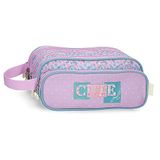 Enso Cute Girl pennenetui, paars, 22 x 10 x 11 cm, polyester, Paars, Estuche, etui