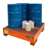 Justrite Sall Opvangpallets van gelakt staal