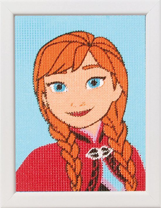 Vervaco Disney Anna Stramien Kit PN-0166720 Borduurpakket Kind
