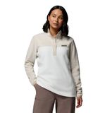 Columbia Benton Springs™ II Snap Fleece Met Halve Rits Beige, Wit M Vrouw