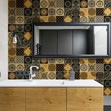 Ambiance Sticker San Juan Zelfklevende wandtegels voor keuken en badkamer, 9 stuks, 10 x 10 cm