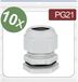 Quadrios 24CA397 Wartel PG21 Polyamide Grijs 10 stuk(s)