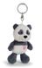 62606 Panda 62606 Sleutelhanger, Love Panda met hartje, 10 cm, zwart, trouwe metgezel van pluche voor rugzak of tas, sleutelhouder voor klein en groot