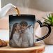 Tasse magique personnalisée avec poignée en forme de cœur