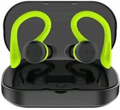 Redline RDL6150 hoofdtelefoon/headset Draadloos oorhaak, In-ear Oproepen/muziek Bluetooth Zwart, Groen