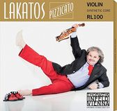 Thomastik snaar voor 4/4 viool Lakatos Pizzicato - A-snaar staal, chroom omsprekend, medium
