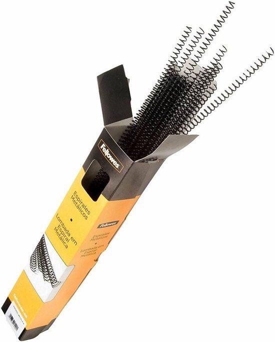Fellowes Metalen Spiralen 34 mm Zwart 50 Stuks