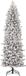 Black Box Trees Harma Slim Sapin de Noël avec Neige et Construction à Charnières - H185 x Ø63 cm - Vert Givré