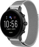 Strap-it Milanees smartwatch bandje - zilver