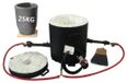 StarTech Propane smeltoven - Model F25KB - Capaciteit: 25 kg - Set voor metaalgietsel