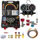 Coolant Pressure Gauge Set with 3 Hoses and Adapters for Cars