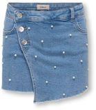 ONLY Kids ONLY Zomer Skort Meisjes - Parels - Licht Blauw Denim Parels - Kogjenny