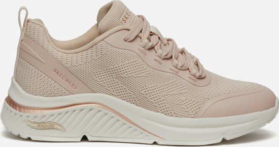 Skechers Arch Fit S-Miles - Sonrisas - Dames Sneakers - Naturel