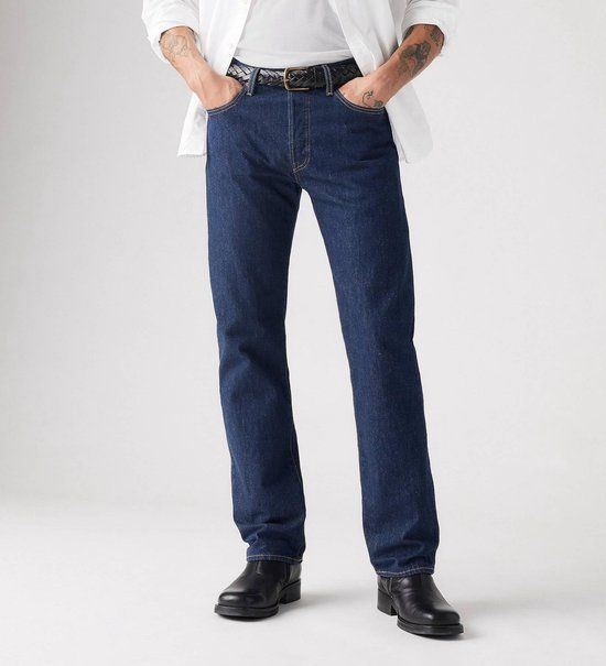 Levi's 501 Straight Fit Jeans - Dark Blue