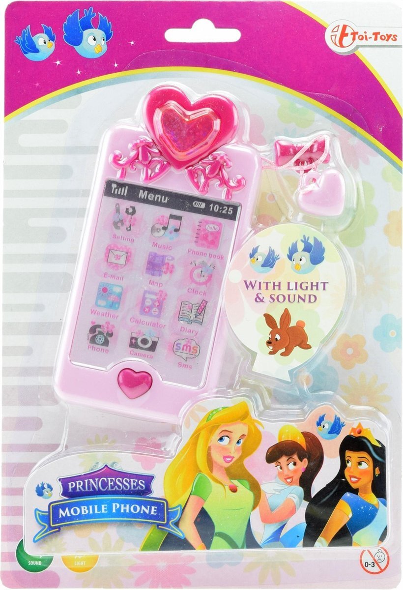 Toi Toys Toi-toys Prinsessen Telefoon Met Licht En Geluid Roze