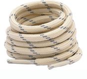 Thuisbesteld B.V. 120 cm lacets de baskets ronds - 2 paires - Beige