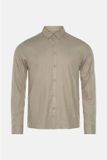 Solid Pete Shirt met lange mouwen Heren Katoen Slim Fit Casual Laurierik