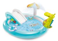 Intex Crocodile Play Center Opblaaszwembad - 201 x 170 x 84 cm - Kinderen