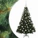 vidaXL Kunstkerstboom met ballen 120 cm 150 LED's Warmwit