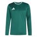 adidas heren Entrada26 Long Sleeve Jersey Shirt, team dark green/white, S